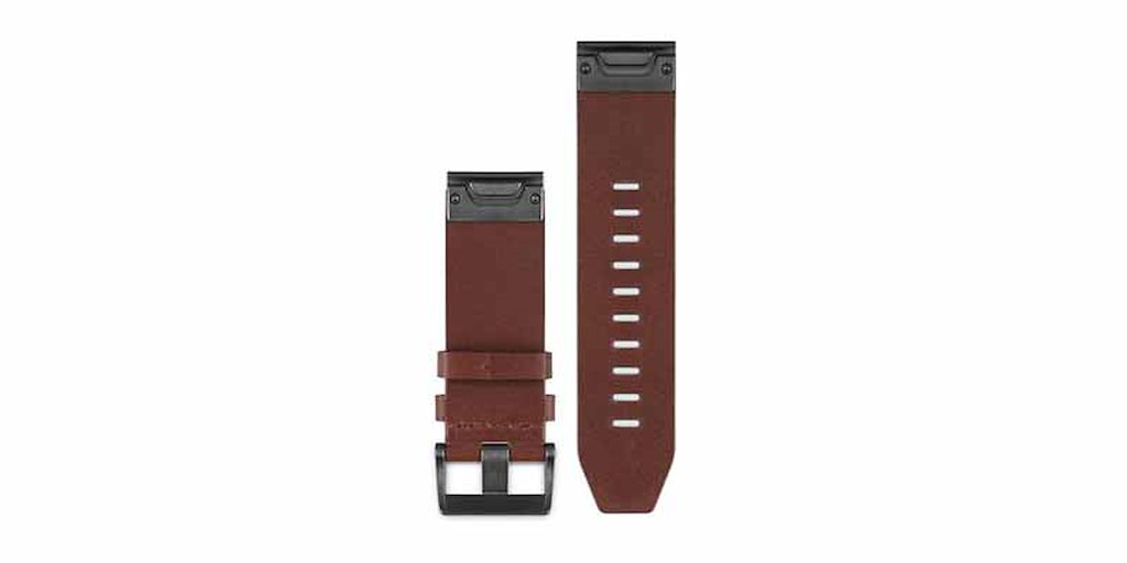 Acc,fenix 5 22mm QuickFit Brown Leather Band
