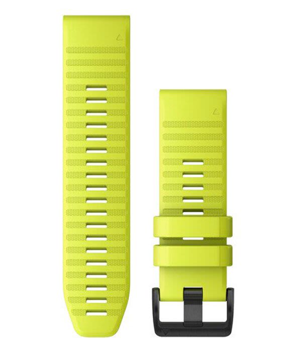 Acc,fenix 6X 26mm QuickFit Amp Yellow Silicone Band