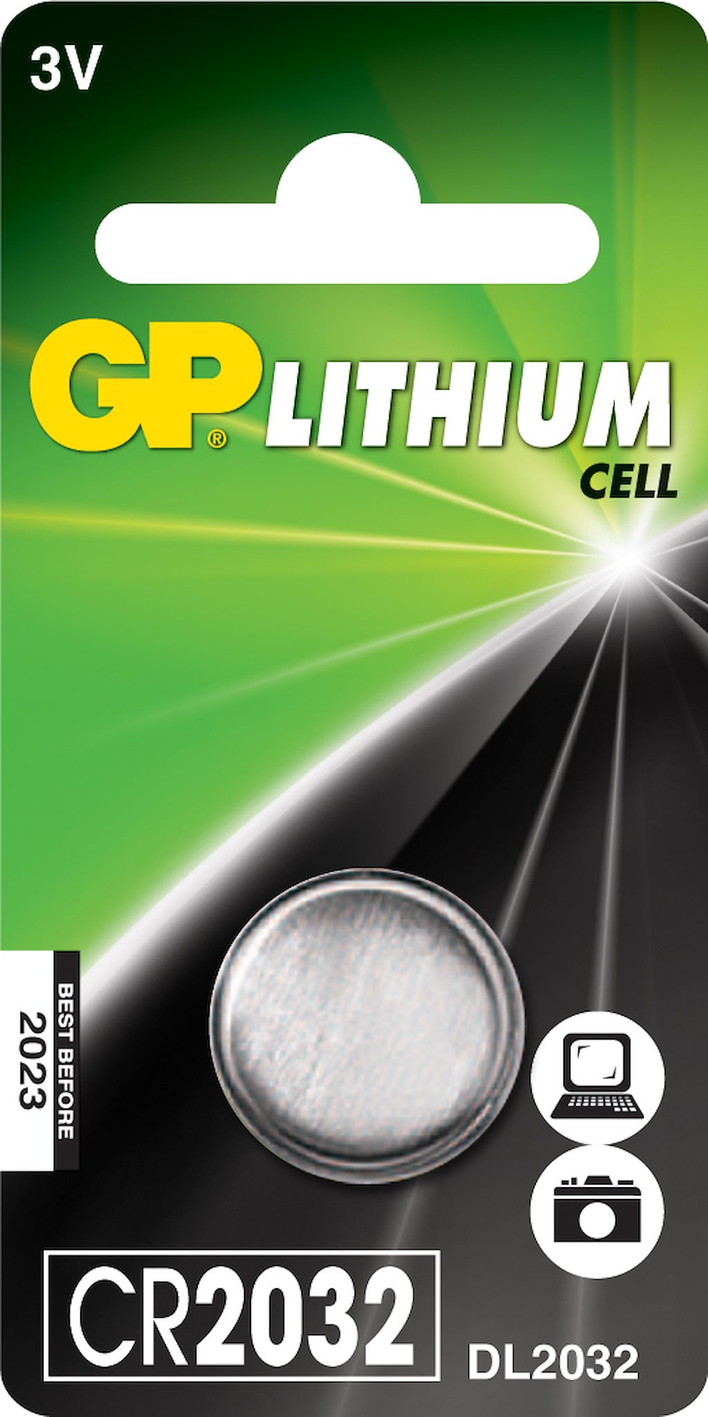 Batteri CR2032 Litium 3V