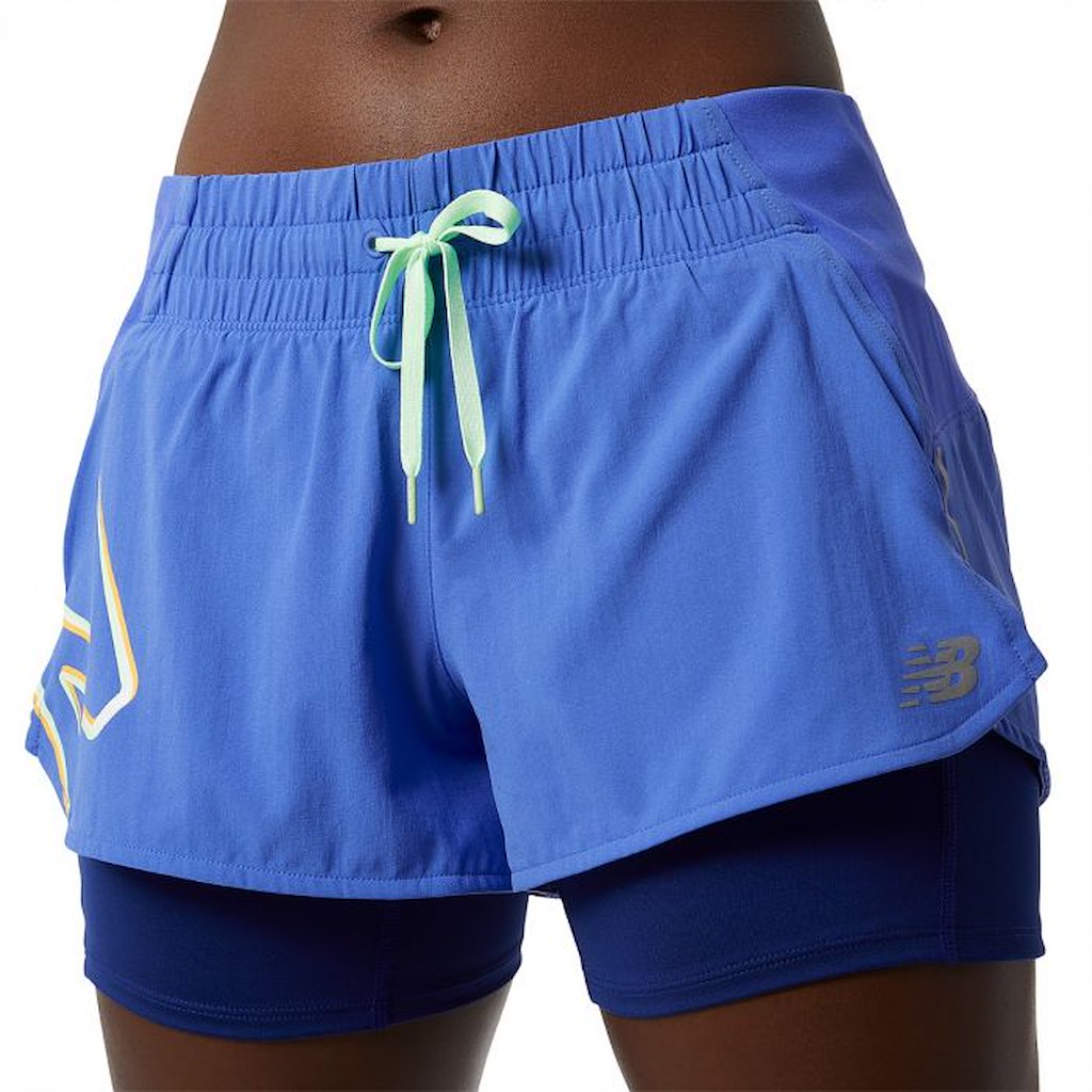 Printed Impact Run 2in1 Short