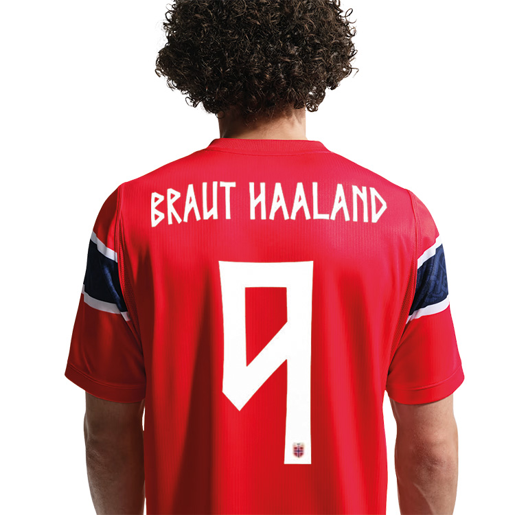 Nike NORGE Mens Stadium Home Jersey BRAUT HAALAND 2026