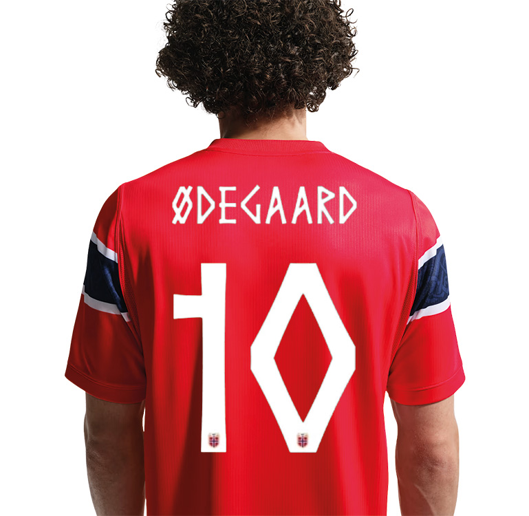 NORGE Mens Stadium Home Jersey ØDEGAARD 2026