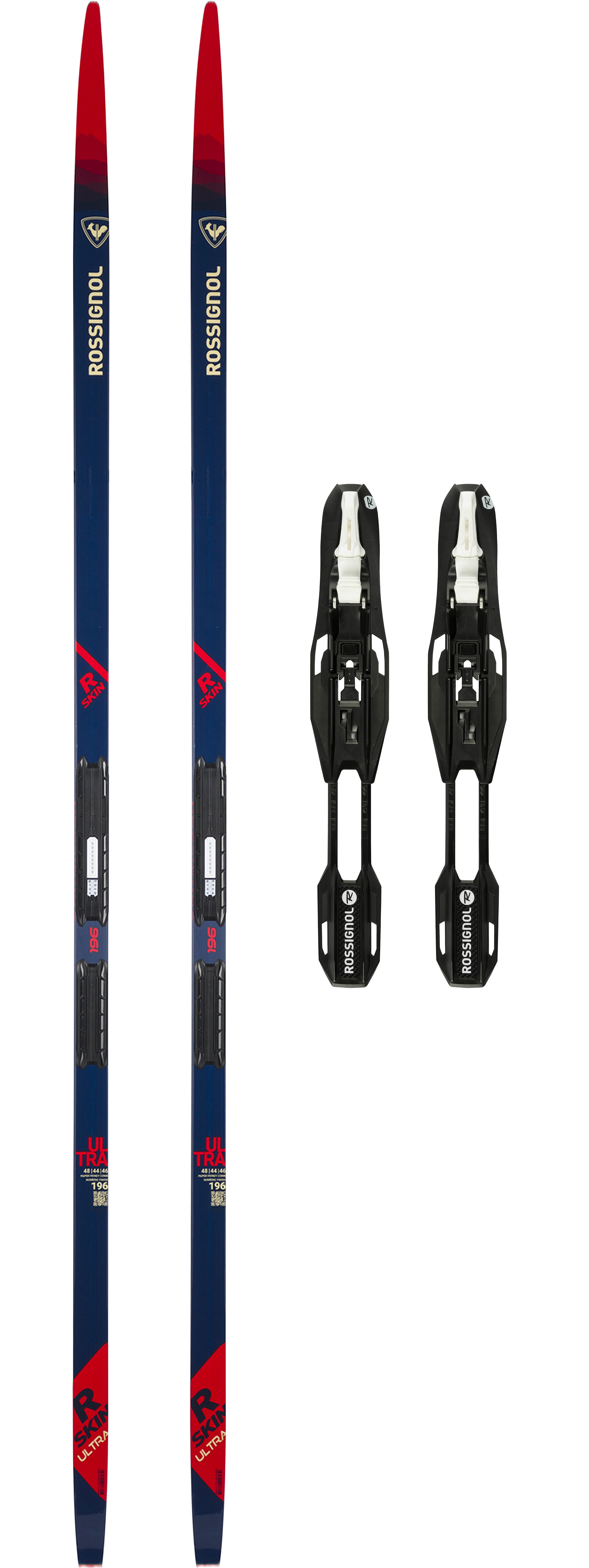 ROSSIGNOL R-SKIN ULTRA & ROSSIGNOL Control Step in Svart/Hvit