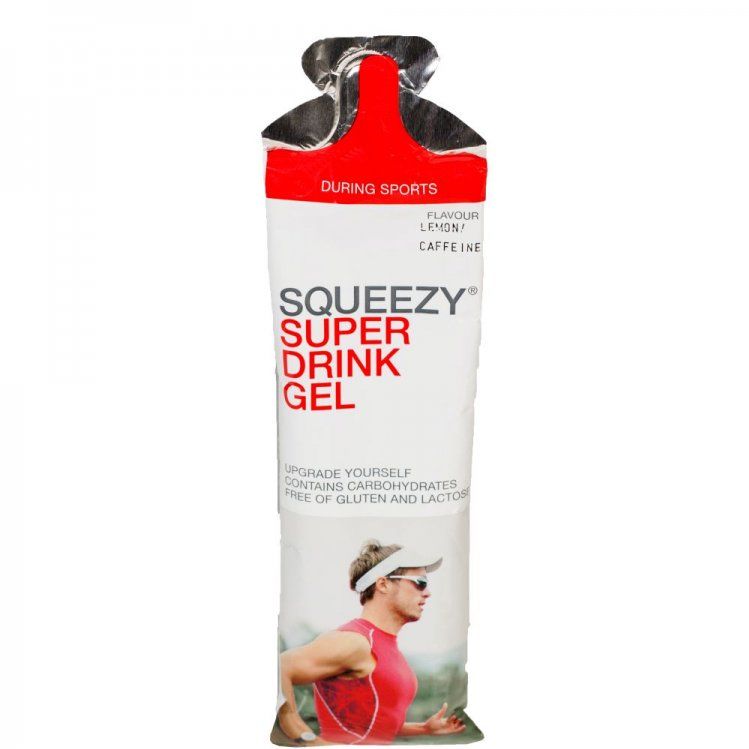 Super Drink Gel m/koffein - 60 ml Sitron